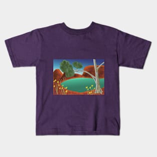 The Billabong by Sara Herman Kids T-Shirt